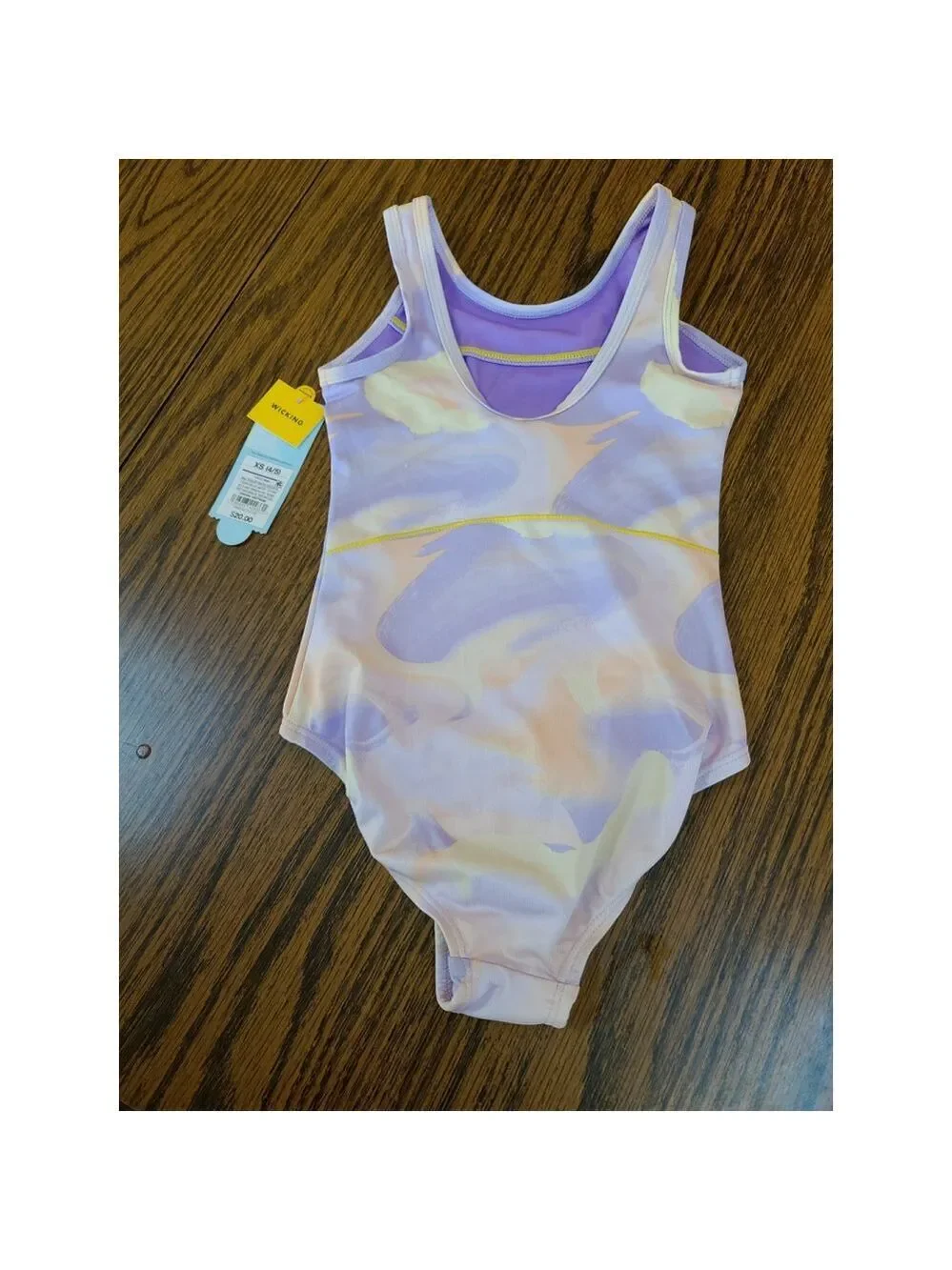 Cat & Jack Purple Camo One Piece Swimsuit XS